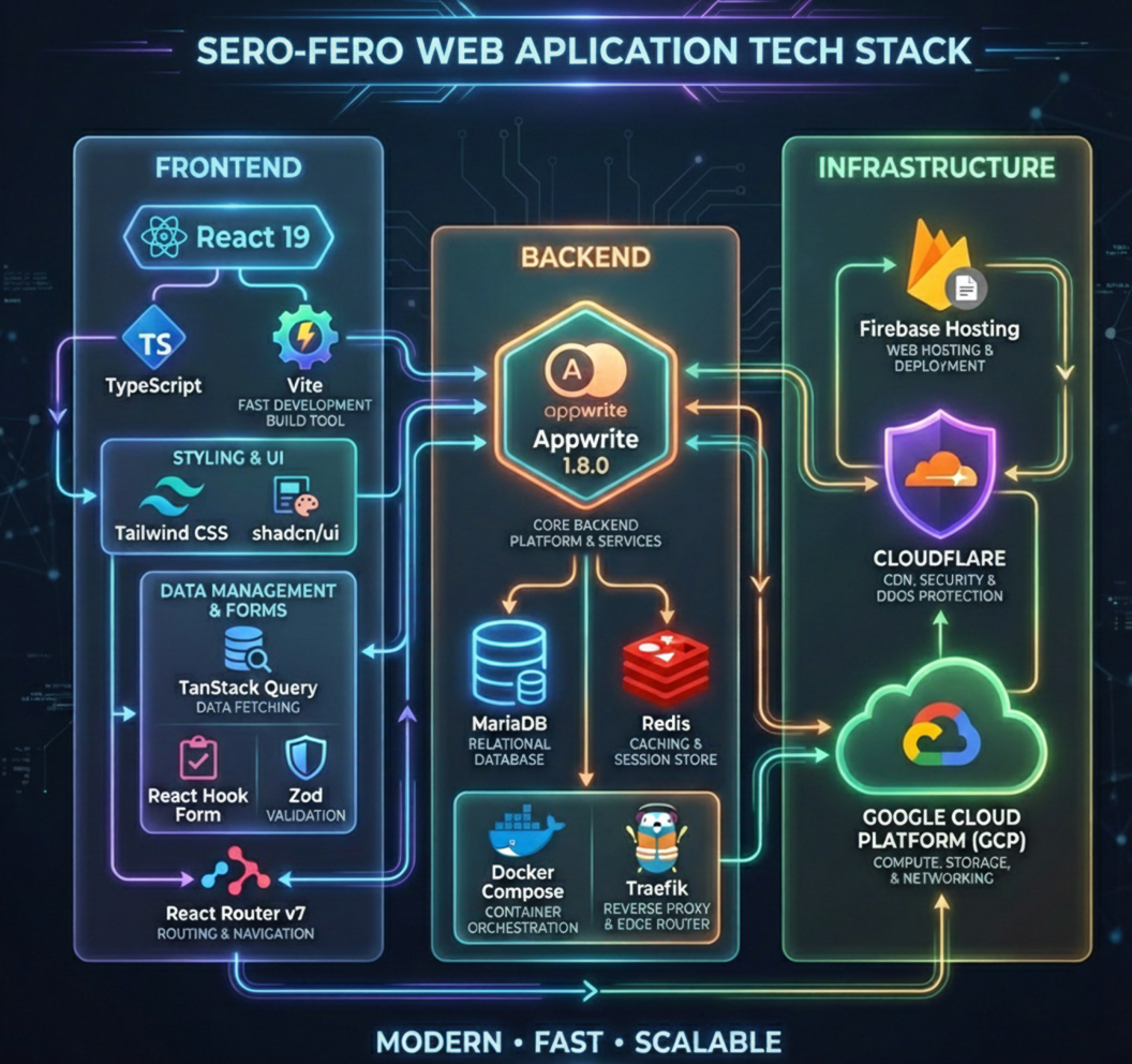 Sero-Fero TechStack